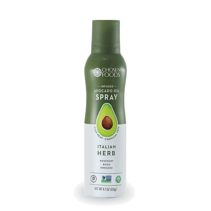 Chosen Foods® ITALIAN HERB Infused Avocado Oil Spray - (134g Bottle)